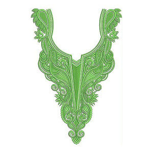 Traditional Algerian Clothing Embroidery Design