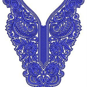 Indo Western Salwar Kameez Embroidery Design