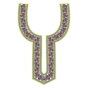 Lovely Floral Embroidery Neck Design