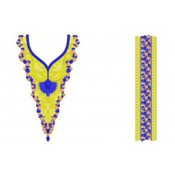 Wedding Wear Party Bridal Embroidery Design