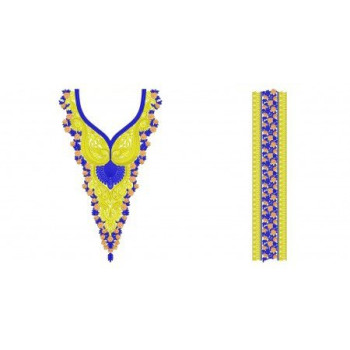 Wedding Wear Party Bridal Embroidery Design