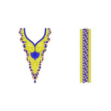 Wedding Wear Party Bridal Embroidery Design