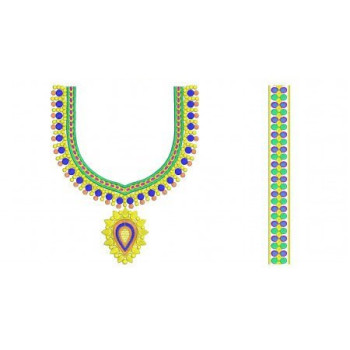 Hyderabad Clothing Tunic Embroidery Neck Design