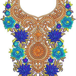 Churidar Neck Embroidery Designs 3832