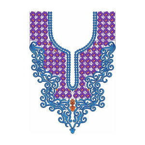 Latest Stylish High Embroidery Neck Design