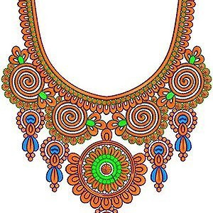 Dress Embroidery Design Patterns 3843