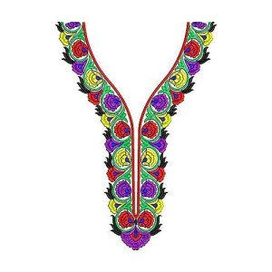 Designer Pattern Clothing Embroidery Design