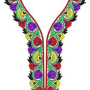 Designer Pattern Clothing Embroidery Design