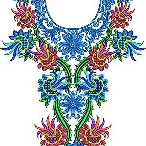 Mexican Hand Embroidery Neck Design