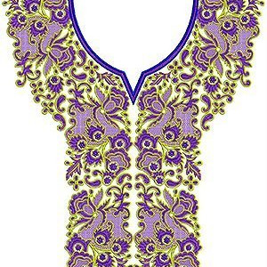 Ukraine Summer Wear Fashion Neck Embroidery Design