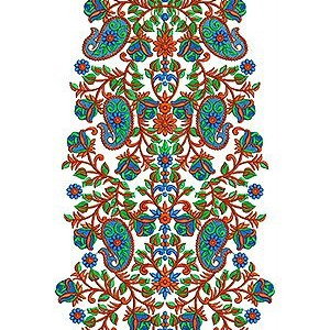 Brilliance Fabric Designer Neck Embroidery Design