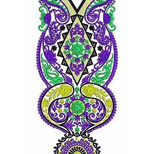 Girls Party Wear Dresses Neck Embroidery Design