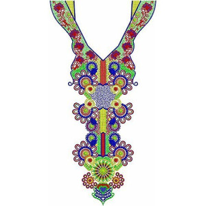 Charming Dresses Embroidery Neck Design