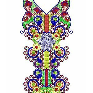 Charming Dresses Embroidery Neck Design