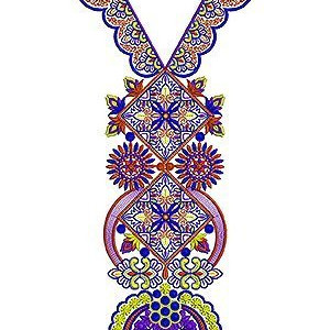 Fashion Women Counter Ladies Dresses Embroidery Design