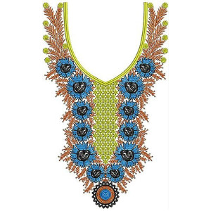 Sindhi Passion Fashion Embroidery Neck Design