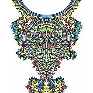 Sindhi Neck Embroidery Design