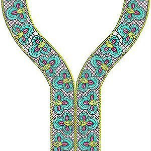 Fashion Motif Embroidery Design