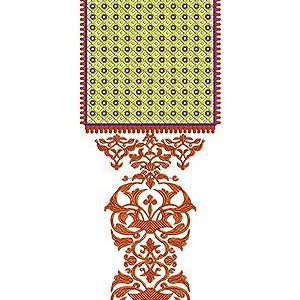 Neck Machine Embroidery Designs 4166