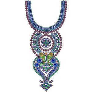 Neck Embroidery Designs 4171