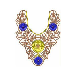 Stunning Scarlet Dress Cording Embroidery Design