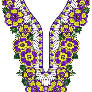 Dulhan Bridal Wedding Dress Embroidery Design