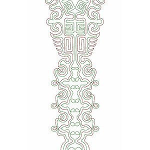 Tunisian Monastir Embroidery Neck Design