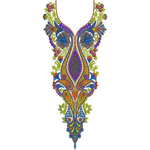 Grand London Designer Choice Dress Embroidery Design