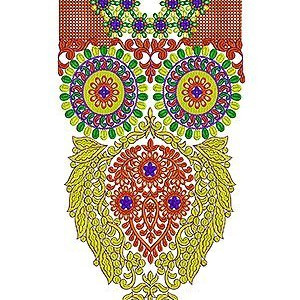 Tunisia Goldwork Embroidery Dresses Design