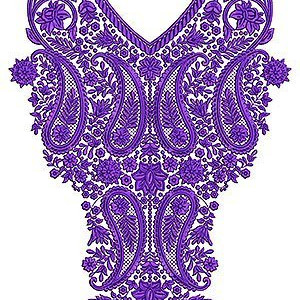 Tribal Knee Tee Dress Embroidery Design