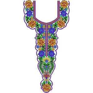 Tiki Poncho Embroidery Design | Designer Dresses