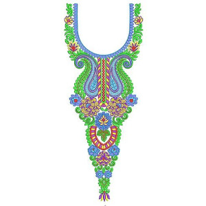 Teal Dresses | Tank | Kurti | Tunic Embroidery Design