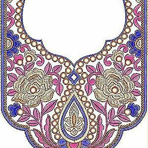 Pashtun Embroidery Caftan Abaya Design