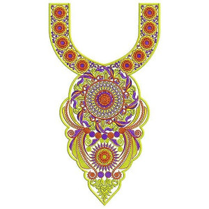 ART Deco Beading Style Designer Outfit Embroidery Design