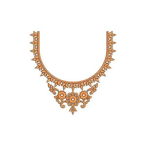 Cocos Clothing Embroidery Neck Design