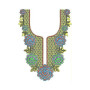 African Inspired Art Neck Embroidery Design