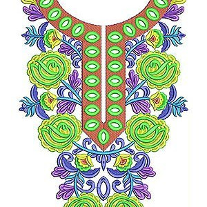 4765 Colombian Culture Quinceanera Dress Neck Design