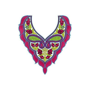 Neck Embroidery Design For Abaya 4767