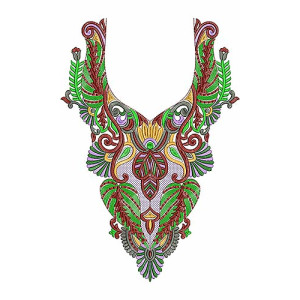 Bridesmaid Neck Set Embroidery Design