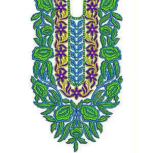 Color Embroidery Wedding Gowns Dress Design