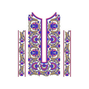 Jaipur-Rajasthan Cultural Outfit Neck Yoke Gala Sleeve