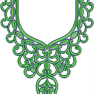 Pakistani Dress Embroidery Neck Design
