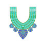 Embroidery Bridesmaid Neck Embroidery Design