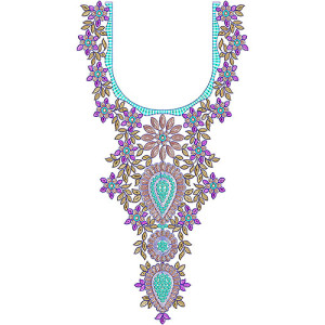 Latest Trendy Neck Embroidery Design
