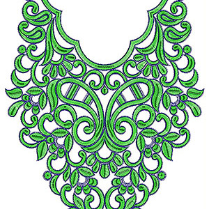 Dubai Clothing Cording Neck Design