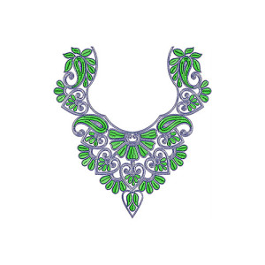 Mexican Fashion Cording Neck Design