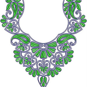 Mexican Fashion Cording Neck Design