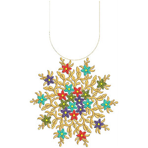 Young Lady Fashion Neck Design