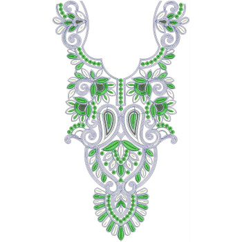 Indian Suit Embroidery Neck Design
