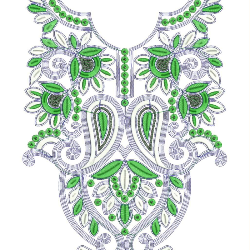 Indian Suit Embroidery Neck Design